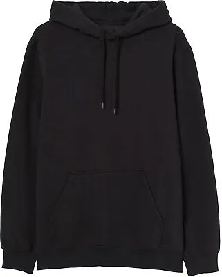 Buy Mens Hoodie Pullover Hooded Sweatshirt Fleece Hoody Plain Winter Heavy Work Top • 12.99£