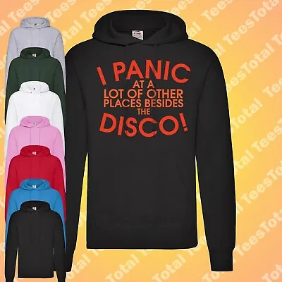 Buy I Panic At A Lot Of Places Besides The Disco Hoodie | Emo | MCR | Rock • 27.99£