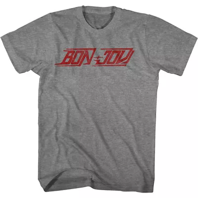 Buy Bon Jovi Band Name Logo Adult T Shirt Music Merch • 40.90£