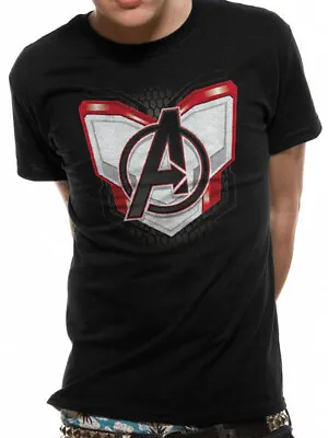 Buy Official Marvel Comics - Avengers: Endgame Quantum Realm Suit Up Black T-shirt • 12.99£