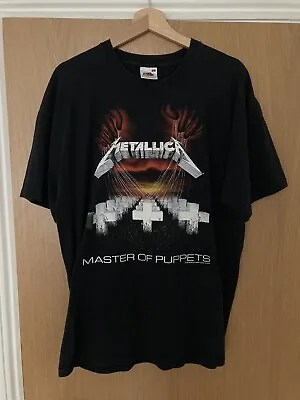 Buy Vintage 1994 Metallica Master Of Puppets T Shirt Size XL. Great Condition • 89£