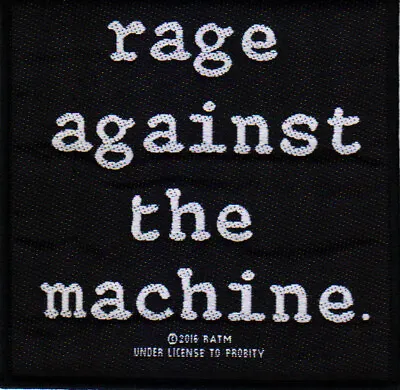 Buy Rage Against The Machine Logo Patch Official Band Merch • 5.69£