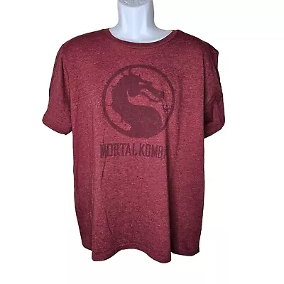 Buy Mortal Kombat Klassic T-Shirt Mens Size 3XL Red Short-Sleeve • 14.60£