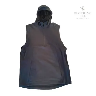 Buy Under Armour Fitted Hooded Over Jacket Vest Sleeveless Black Medium • 14.95£