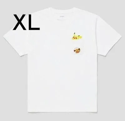 Buy Pikachu Eevee Pokémon Collaboration T-Shirt By Graniph White XL Size Unworn • 85.51£
