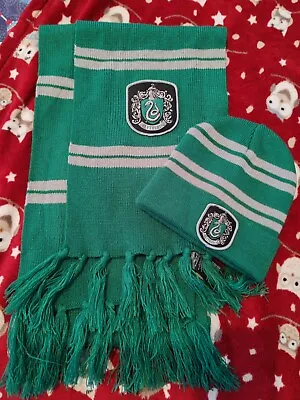 Buy Wizarding World Harry Potter Slytherin Hat And Scarf Set New • 10£