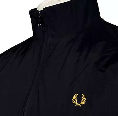 Buy Fred Perry Brentham Jacket - Black - Size M/L - Ska Mod Scooter Casuals Terraces • 0.99£