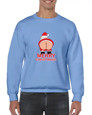 Buy Merry Christmass Sweater Sweatshirt Funny Xmas Design Rude Jumper Santa Fun • 13.99£