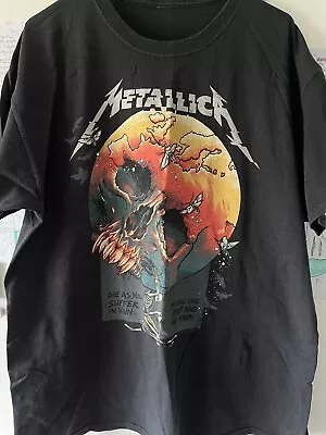 Buy Metallica 2019 Tour T Shirt Large (read Description) • 19.99£