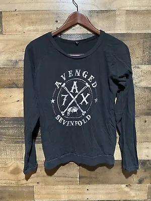 Buy Avenged Sevenfold Long Sleeve Top Womens Large • 18£