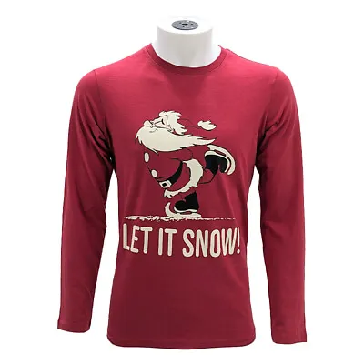 Buy Mens CHRISTMAS T Shirts Crew Neck Summer Cotton Printed Long Sleeve T Shirts NEW • 8.99£