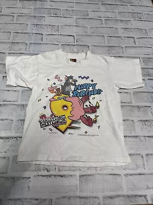 Buy Tom & Jerry Cartoon Network 1998  T-shirt Kids 6/8 Hanna Barbera Wacky Racing • 63.73£