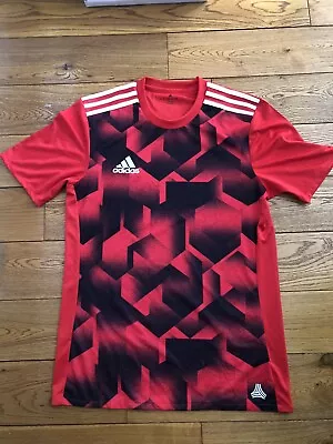 Buy Mens Small Adidas Predator Football Training Drill Gym T Shirt Run Running • 17.99£