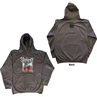 Buy Slipknot Unisex Pullover Hoodie: Self-Titled (Back Print)  - Grey  Cotton • 27.99£