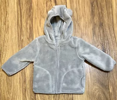 Buy Baby Boy Girl Zipped Hooded Coat Jacket Warm Fleece Outerwear 3-6 Mths • 2£