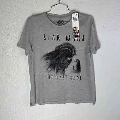 Buy Star Wars Chewie And Porg Last Jedi Kids Size Medium T-Shirt • 7.84£