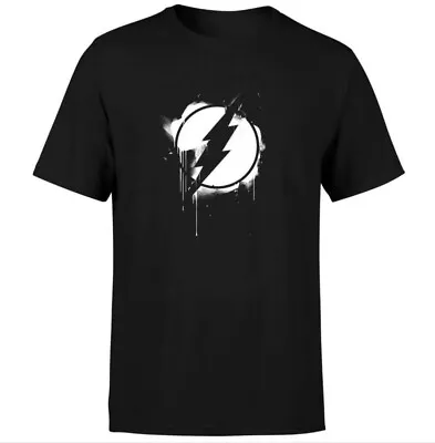 Buy Justice League T-Shirt - The Flash - Black - Mens UK Size XL - Brand New • 5£