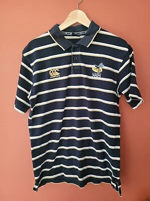 Buy London Wasps Rugby Polo Shirt Canterbury Mens Size XL Short Sleeve - Black • 15£