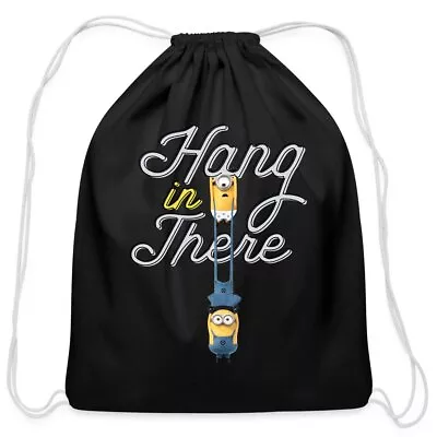 Buy Minions Merch Hang In There Officially Licensed Cotton Drawstring Bag • 19.84£