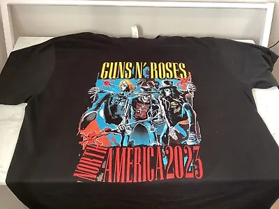 Buy Guns N Roses North American Tour T-Shirt 2023 Size XL • 19.99£