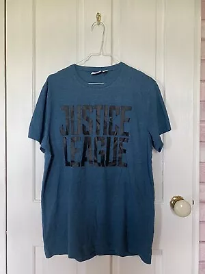 Buy Blue And Black Justice League T-Shirt Size Large • 4£