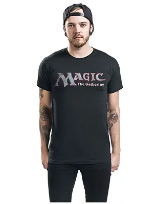 Buy HASBRO Magic: The Gathering Logo T-Shirt UNISEX Large, Black GIFT IDEA MERCH NEW • 8.99£