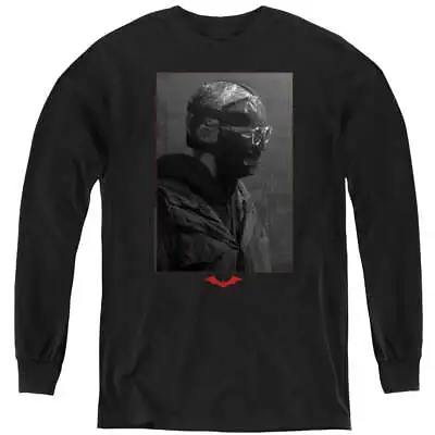 Buy The Batman (2022) Riddler Worn Portrait - Youth Long Sleeve T-Shirt • 19.73£