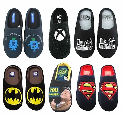 Buy Mens Official Character XBOX Mr Men Novelty Festive Comical House Slippers Mules • 9.99£