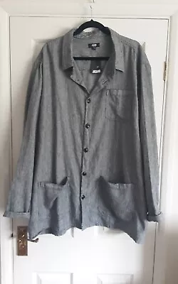 Buy Jacamo Grey Black Check Overshirt Jacket Shacket Size 3XL BNWT • 16.99£