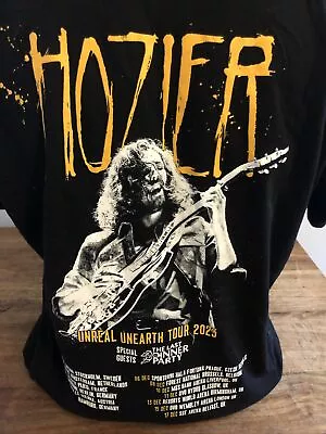 Buy Hozier Unreal Unearth Tour Black T-shirt Size Xl Rare • 12£