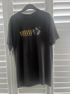 Buy Vintage Faded Nirvana Band T Shirt - Size Large  • 30£