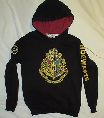 Buy Official Harry Potter Black Top Jumper Hoodie - 12 Years - Hogwarts • 10£