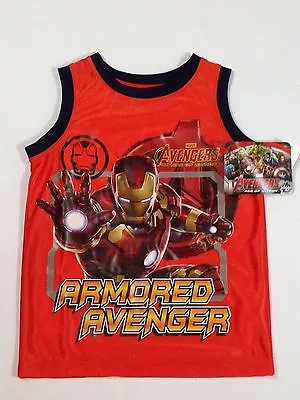 Buy Kids Marvel Avengers Tank Top Shirt - Age Of Ultron- Armored Avenger - Size 4/5  • 18.07£