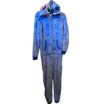 Buy Disney Stitch Sleepsuit BodySuit One Piece Adult Costume Pajamas Size XS (0-2)  • 21.17£