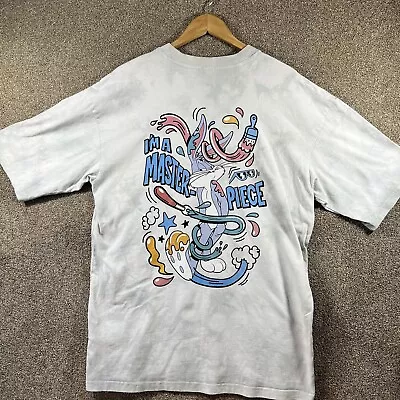 Buy H&M Warner Bros Bugs Bunny Tie-Dye Oversized T-shirt Pullover Size S • 14.99£