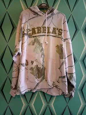 Buy Ladies Cabela's Seclusion 3D Hunting Camouflage Pink Logo Hoodie Size XL-REG  • 15£