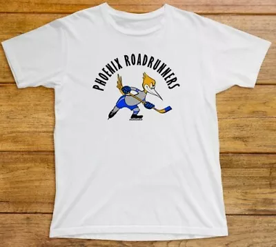 Buy Phoenix Roadrunners T Shirt 964 Ice Hockey Sport 70s WHA Arizona Coyotes Mercury • 12.95£
