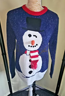 Buy Next Unisex Christmas Snowman Jumper Size M • 10£