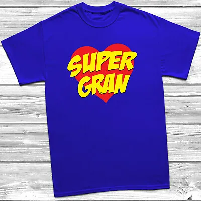 Buy Super Gran T-Shirt Mothers Day Gift Christmas Present Tee Top Unisex Nan Grandma • 8.99£