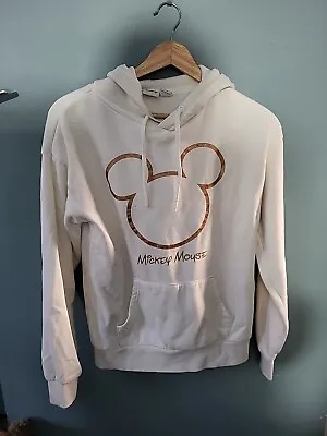 Buy Disney Mickey Mouse Size 2XS Size 6 White Hoody Jumper (124/67) • 3£