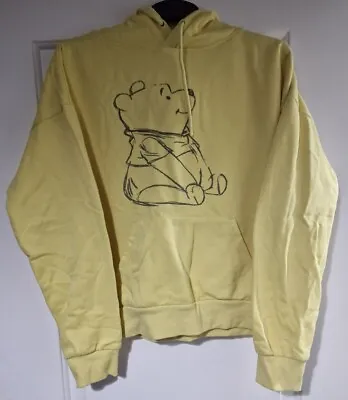 Buy Disney Winnie The Pooh Hoodie Pullover Yellow Ladies Preloved Size Eur/UK S • 8.19£
