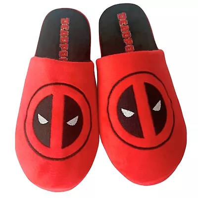 Buy Deadpool Slippers Men Size 7-10 Non Slip | Novelty House Slippers | Marvel Gifts • 19£