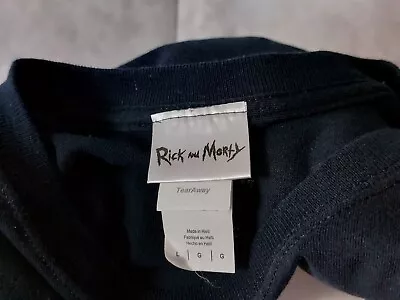 Buy Rick And Morty Anatomy Park Skeleton Cotton Black T-Shirt Mens Size Large [805] • 7.50£
