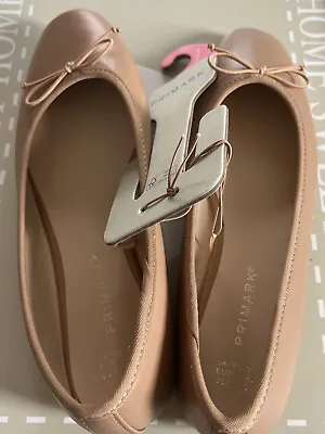 Buy Ladies Primark Light Taupe Ballet Slippers - 7 NEW • 1.99£