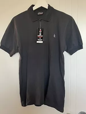 Buy Bonds Grand Slam Classic Vintage Mens Polo T-shirt Black The Penguin Shirt - S/M • 28.44£