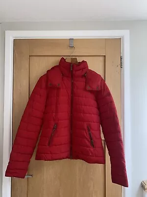 Buy Armani Jeans Red Puffer Coat • 30£