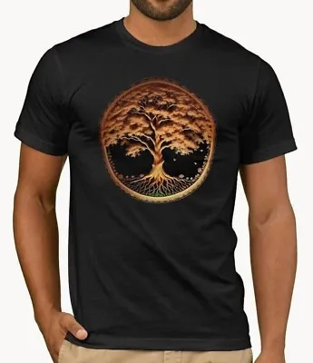 Buy Yggdrasil Tree Of Life T-Shirt | Spiritual Top Norse T Shirt Celtic Wiccan Tee • 13.95£