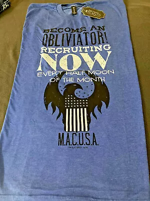 Buy OFFICIAL GENUINE - FANTASTIC BEASTS T Shirt  - BLUE  WITH PRINT XL  BNWT    • 6.99£