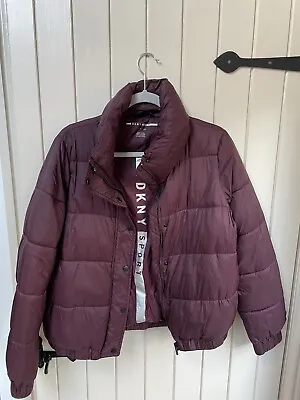 Buy DKNY Sport Jacket S/M Burgundy • 18.99£