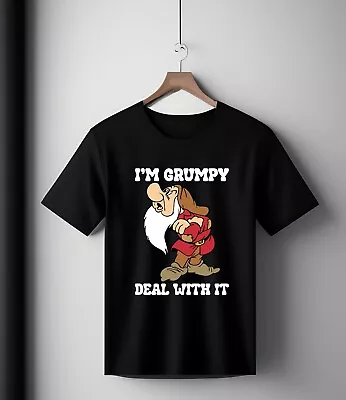 Buy Grumpy Tshirt, Funny Tshirt, Meme T-Shirt, Dwarft T Shirt, Cartoon Tee, Gift Top • 9.99£